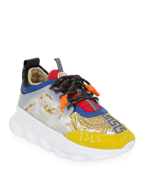 cheap versace chain reaction shoes|cheap Versace chain reaction sneakers.